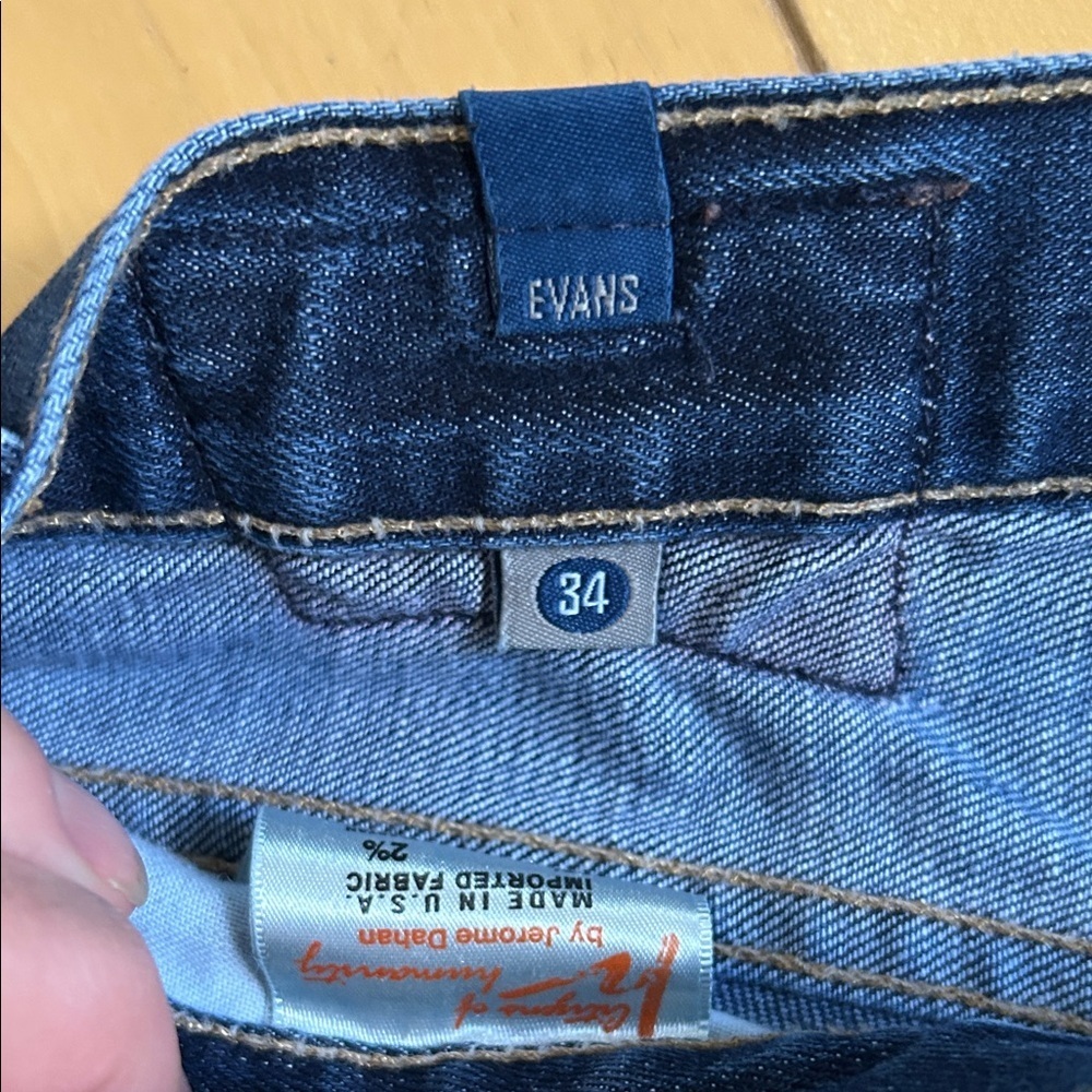 Citizens of Humanity Evans Men's Straight-Leg Jeans in Dark Blue Denim Size 34 - Picture 13 of 14